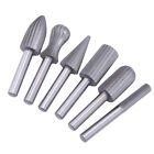  6PCS High Carbon Steel Routing Router Bits Burr Rotary Tools Suit Woodworking