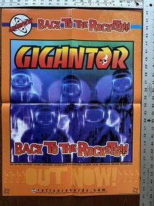 GIGANTOR BACK TO THE ROCKETFISH SELTENES ORIGINAL PROMO POSTER CD LP - Bild 1 von 2