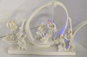 Belén Musical Iluminado "ALEGRÍA PARA EL MUNDO" Decoración de Mesa de Navidad - Imagen 1 de 13