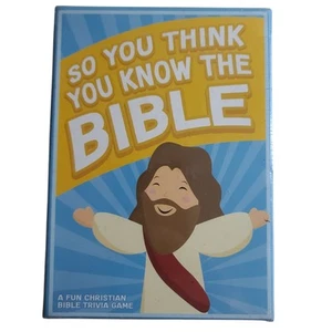So You Think You Know The Bible A Fun Bible Trivia Game for Families, NEW SEALED - Picture 1 of 7