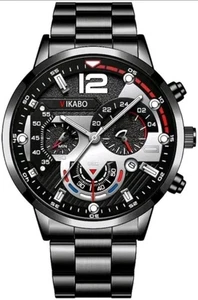 New Luxury Men's Watch With Stainless Steel Band.(Accepting fair offers) - Bild 1 von 2