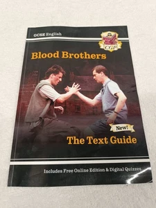 GCSE English CGP Blood Brothers The Text Guide Book VGC Inc Unused Extras Code - Picture 1 of 7