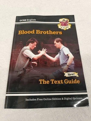 GCSE English CGP Blood Brothers The Text Guide Book VGC Inc Unused Extras Code - Image 1 of 4