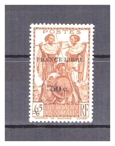 COTE DES SOMALIS . N ° 233 . 50 c SUR 65 c NEUF * . SUPERBE . - Picture 1 of 2