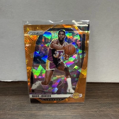 2024-25 Panini Prizm - Legends Magic Johnson #294 Orange Ice Prizm Foto 1 de 2