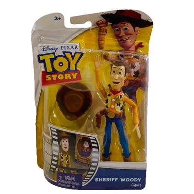 Figura de acción Toy Story Sheriff Woody 5" Disney Pixar Mattel NUEVA - PAQUETE DESGASTE Foto 1 de 4