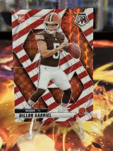 Dillon Gabriel 2025 Panini Mosaic Red & White Stripe Rookie RC #332 Browns - Picture 1 of 2