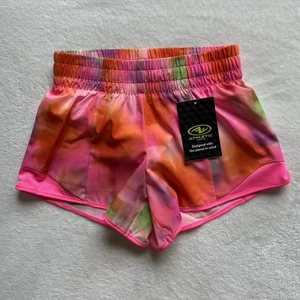 Athletic Works Girls Pink Moisture Wicking Running Shorts with Liner Sz S (6-6X) - Picture 1 of 11