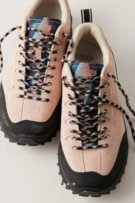 Free People Keen Jasper Zionic Sneaker Suede Hiking Cameo Rose /Plaid 39.5/9 NEW - Image 1 of 4