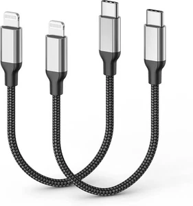Acecene 1ft USB C to Light-ing Cable Short, Apple MFi Certifi 2Pack USB C... - Picture 1 of 2