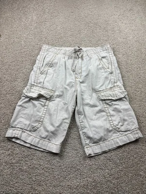 True Religion Cargo Shorts Mens 32 Utility Pockets Distressed Stitch Y2K - Image 1 of 4