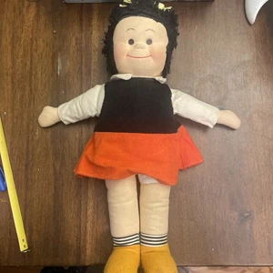 Vintage 40s Nancy of Nancy & Sluggo Comics 13" Doll Georgene Averill Novelties - Picture 1 of 24