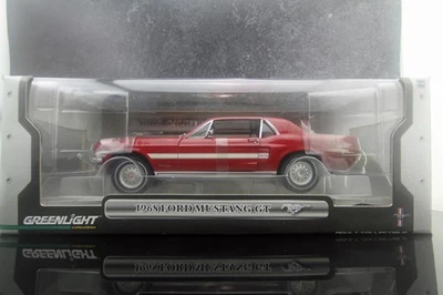 GreenLight Muscle Car Garage 1968 Ford Mustang GT/CS Candy Apple Red 1:18 - Image 1 of 4