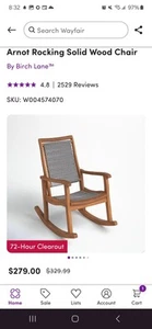 BRAND NEW ROCKING CHAIR - Picture 1 of 3