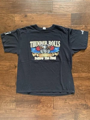 Винтажная мотоциклетная футболка с графикой размер XL США - Изображение 1 из 4