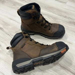 Brunt Perkins Stiefel Comp Toe Herren Gr. 10 Braun Leder Arbeitsschuhe ASTM F2413-18 - Bild 1 von 8