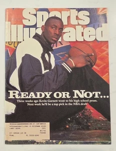 1995 Sports Illustrated June 26th Issue with Mailing Label Kevin Garnett - Picture 1 of 2