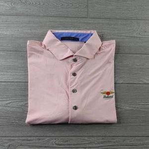 Greyson Polo Shirt Mens Large Pink Baltusrol Golf Club Pullover Short Sleeve - Picture 1 of 9