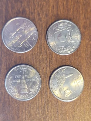4 State Quarters 1999 P 2000 D 2001 P 2003 P Listing 3 - Image 1 of 2