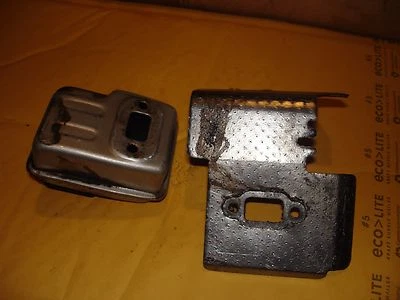 Echo GT200r muffler heat shield used oem  trimmer part only bin 203 - Image 1 of 2