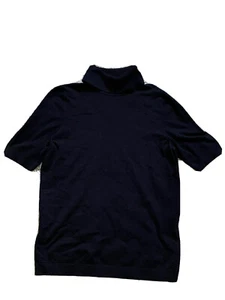Lane Bryant Womens Black Short Sleeve Turtleneck Keyhole on Back Measurements-5 - Picture 1 of 10