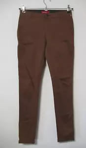 CR 7224 Manguun Damen Hose Gr. 34 braun skinny Eingrifftaschen Chino-Style Hose - Bild 1 von 4
