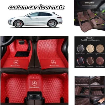 For Mercedes-Benz CLK-Class CLS-Class Car Floor Mats Custom Carpets Mats Luxury Foto 1 de 4