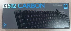 LOGITECH G512 CARBON RGB MECHANICAL GAMING KEYBOARD - 920-009342 **NEW** - Picture 1 of 2