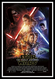 Star Wars The Force Awakens Movie Poster Print & Unframed Canvas Prints - Foto 1 di 2