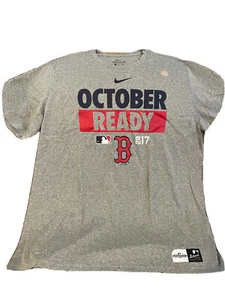 MLB BOSTON RED SOX Nike Dri-Fit Tee Shirt October Ready 2017 size XXL NOS - Picture 1 of 5