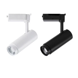 LED COB Ceiling Light Fixture Zoom Track Rail Lamp Beam-Angle Adjustable Bedroom - Picture 1 of 17