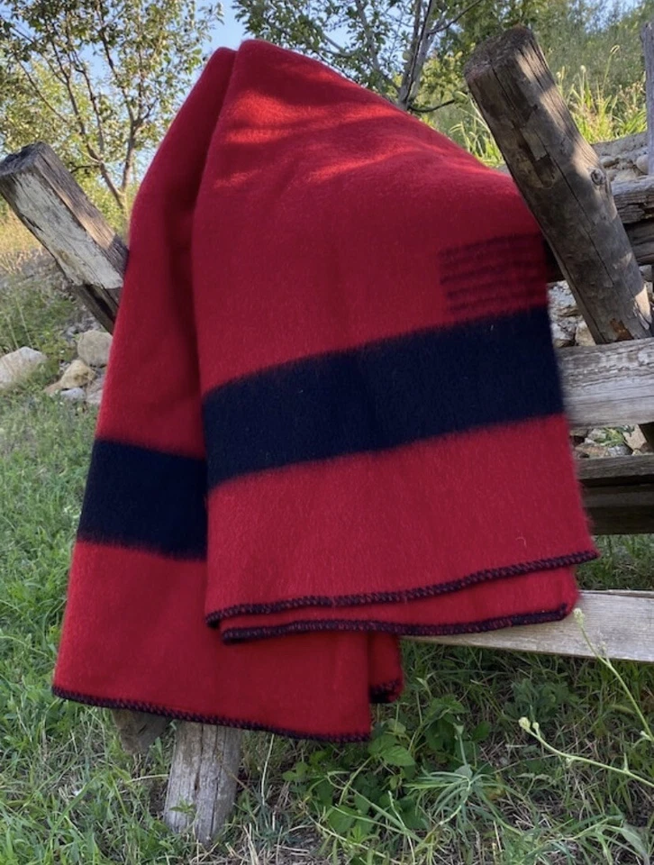 Wolldecke Luxus 100% Merinowolle Wolle Warm Dick Handgewebt Naturbelassen - Bild 1 von 1