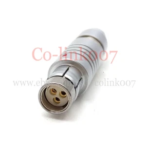 RS 3pin Female Plug for CineTape Power Cable, M9 0F S102 3pin Female Connector - Picture 1 of 7