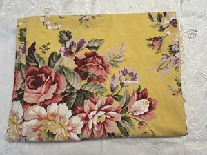 Ralph Lauren Sophie Brooke gelb flaches Laken ZWILLING - Bild 1 von 6