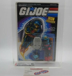 Nuevo De Colección Hasbro GI Joe T.A.R.G.A.T. Figura de acción 1989 graduada CAS 85+ Targat - Imagen 1 de 4