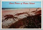 Postcard Sand Dunes Padre Island Texas Gulf Of Mexico Continental 4X6 A3f