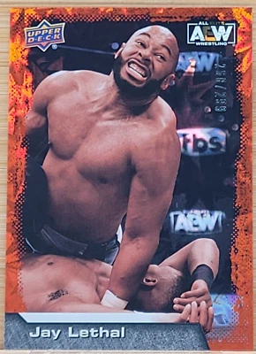2022 UPPER DECK AEW JAY LETHAL  DYNAMITE #D/299 - Image 1 of 2