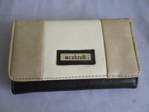 CABRELLI WALLET TRI FOLD MULTICOLOURED W 14.5 L 8.9CM CLOSED W 24.5CM OPEN - Picture 1 of 6
