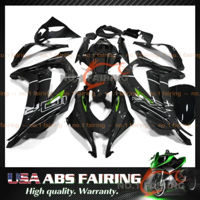 Carbon Fiber Paint Fairing Kit for 16-20 Kawasaki Ninja ZX10R 2016-2020 Bodywork - Image 1 of 4