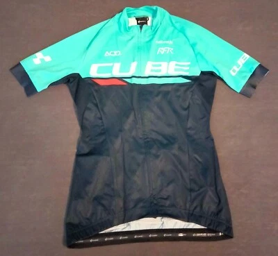 Fahrradtrikot NEU Cube XS Damen blau/türkis Shirt Team - Bild 1 von 3