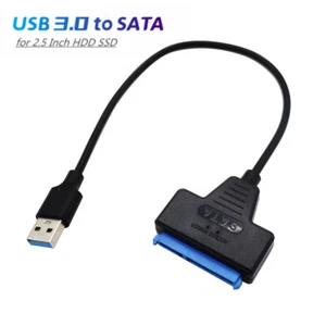 USB3 To SATA 22Pin (7+15) SSD 2.5 Inch Hard Disk Drive Adapter Cable usb 3 - Bild 1 von 5