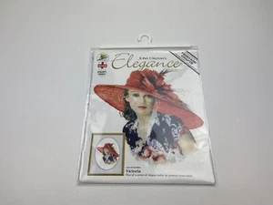 Heritage Crafts John Clayton Elegance Victoria Counted Cross Stitch Pattern Lady - Picture 1 of 3