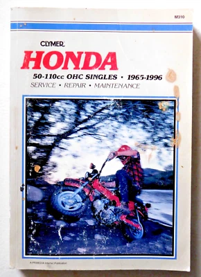 Honda 50-110cc OHC Singles 1965-1985 Clymer Manual - Image 1 of 4