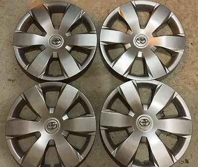 Set Of 4 61137 Toyota Camry Hubcaps Wheelcover 16 " Inch 2007 08 09 10 11 12 New Foto 1 de 4