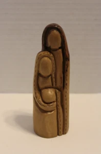 Handgeschnitzte Olivenholz schwangere Maria und Josef Geburt Jesus Heilige Familie 4,5 Zoll - Bild 1 von 7