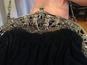 ¡BOLSO ANTIGUO GORG ITALIANO DE PLATA COPPINI! ¡DISTINTIVO! ¡GRANDE! ¡EXCELENTE ESTADO! - Imagen 1 de 9