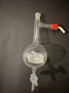 Recipiente de aspiración trasera 250 ml pistón NS14/23 + grifo de drenaje nº 8560303 - Imagen 1 de 3