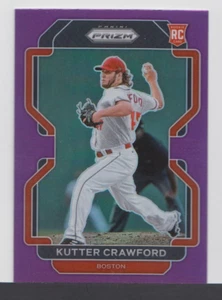 KUTTER CRAWFORD : MLB - 2022 - PANINI PURPLE PRIZM ROOKIE - CARD No # 23 - Picture 1 of 2
