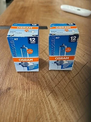 OSRAM H7 Ampoule Halogen 12V 55W  PX26d Feu de Route - Photo 1/2