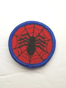 Spiderman Logo 2" Round Iron/Sew On Embroidered Patch Spider-Man Marvel - Picture 1 of 6